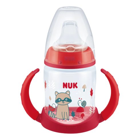 NUK First Choice tanulópohár 150ml Temperature Control 6-18 hó - piros