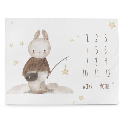 Ceba Baby Milestone mérföldkő alátét fotózáshoz 92x72 cm - Basic Dreamer