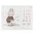 Ceba Baby Milestone mérföldkő alátét fotózáshoz 92x72 cm - Basic Dreamer