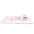 Baby Shop kapucnis fürdőlepedő 100*100 cm - Felhőn alvó állatok rózsaszín 