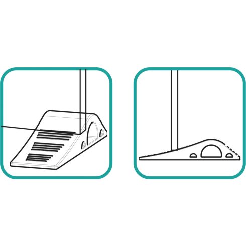 Zopa ajtóütköző 2 db - fehér