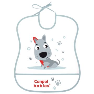 Canpol babies  műanyag előke - kutyus