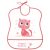 Canpol babies  műanyag előke - rózsaszín cica