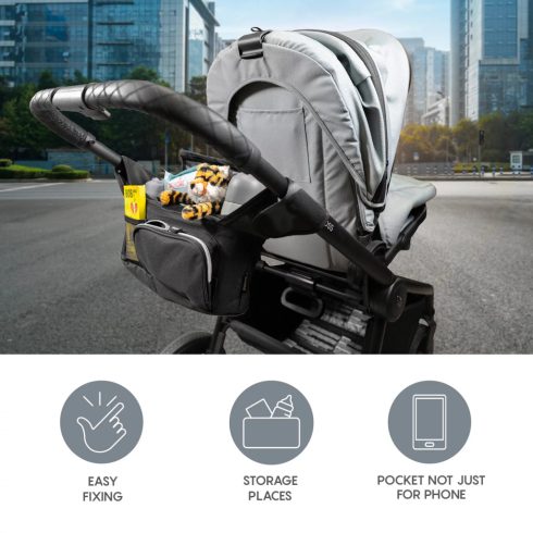 Zopa Deluxe rendező táska babakocsira - Grey