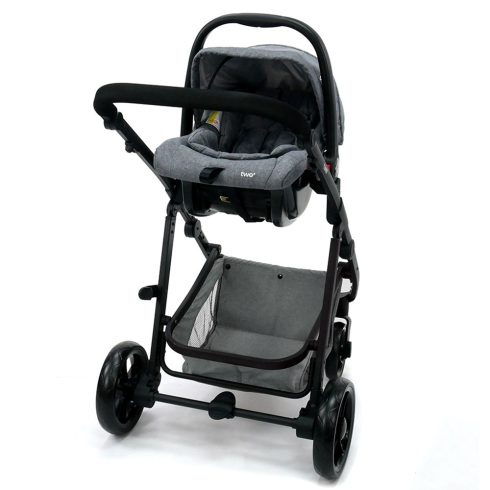 Asalvo Two+ babakocsi&hordozó - Grey