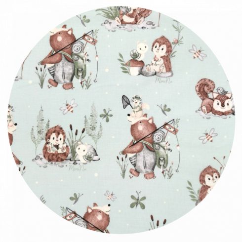 Baby Shop babafészek 70x93 cm - Let's Go! menta