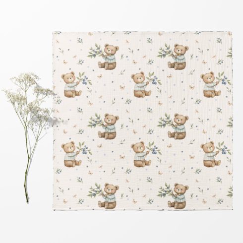 Bocioland Extra puha textil pelenka  3 db  - zöld