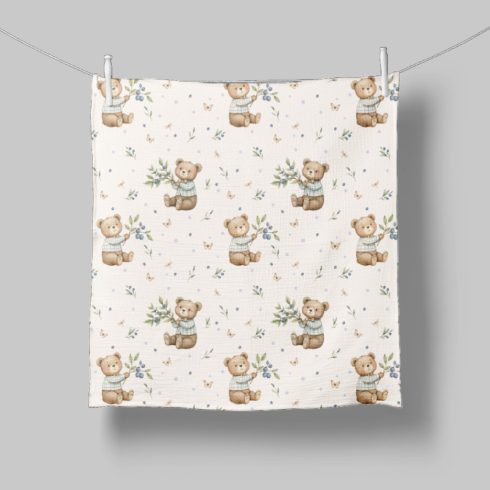 Bocioland Extra puha textil pelenka  3 db  - zöld