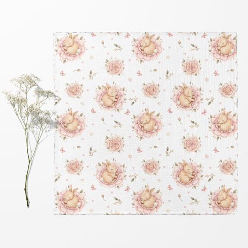 Bocioland Extra puha textil pelenka  3 db  - rózsaszín