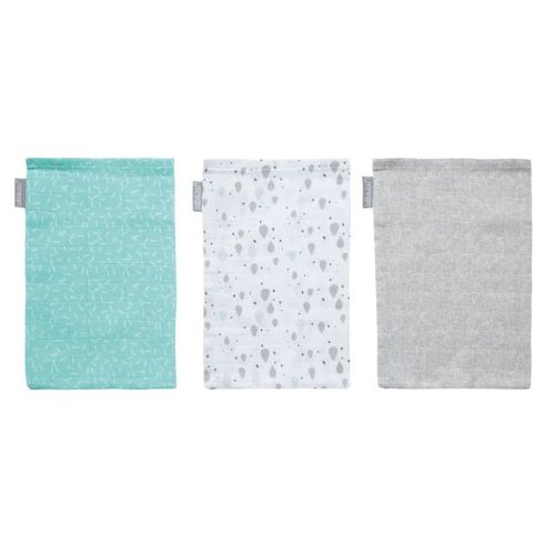 Bébé-Jou 3 db muszlin arctörlő kendő - Ollie