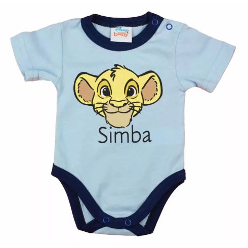 Rövid ujjú baba body Oroszlánkirály mintával (50)