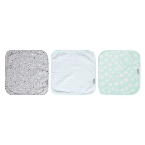 Bébé-Jou 3 db muszlin arctörlő kendő - Lou-Lou