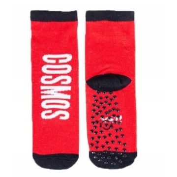   Yo! ABS csúszásgátlós zokni (17-19) - piros "Cosmos"