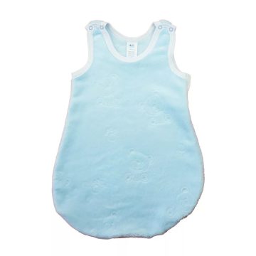   Ujjatlan wellsoft hálózsák 2,5 TOG - Maci mintás kék (68)