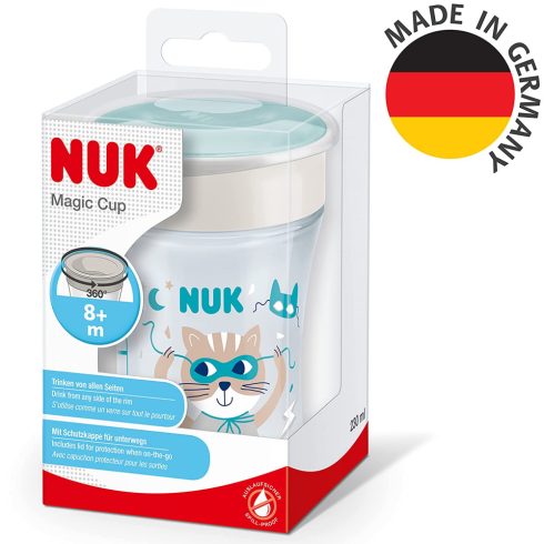 NUK MAGIC CUP varázslatos pohár 230ml - cica