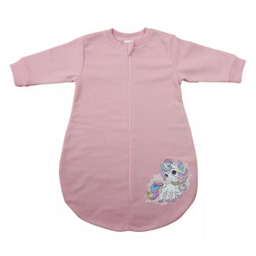   Belül bolyhos hosszú ujjú hálózsák - 2,5 TOG - Unikornis mintával (80)