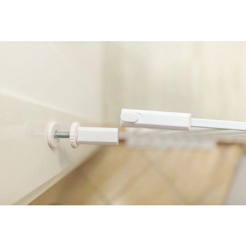 Zopa biztonsági rács toldalékkal 75-93 cm - fehér