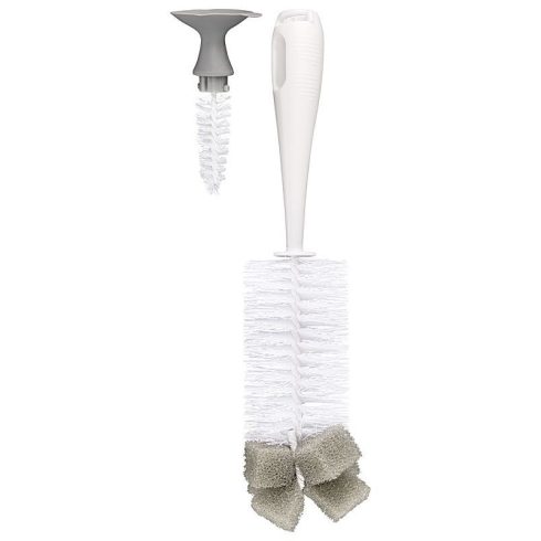 Baby-Nova szivacsos cumisüveg tisztító kefe - szürke 