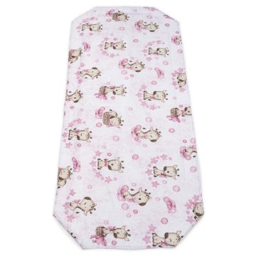   Baby Bruin Óvodai derékalj  130*56 cm (+-2cm) - rózsaszín zsiráf