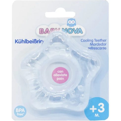 Baby-Nova hűtőrágóka 3+hó - kék