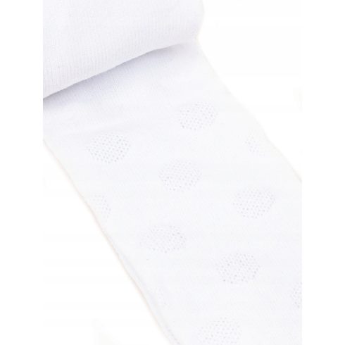 Yo! Baby harisnyanadrág fehér (68-74) - kör alakú mintával