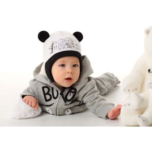 Marika téli sapka pamuttal bélelve (44) - "MAŁE ZOO" 