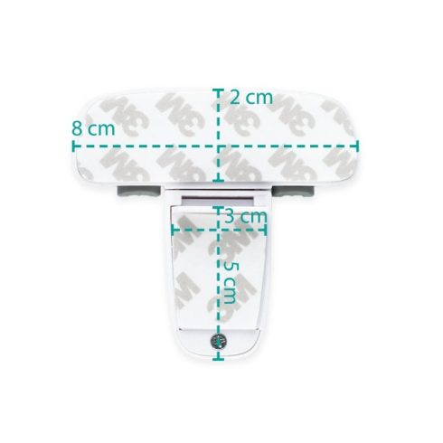 Zopa hűtőszekrény zár 1db - fehér