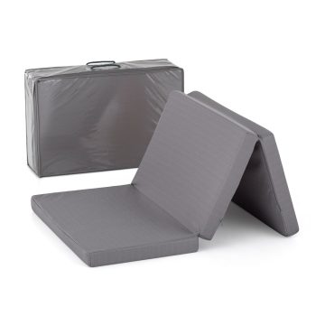   Hordozható összehajtható matrac utazóágyhoz 60x120x5 cm - Grey