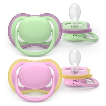   Philips AVENT SCF087/12 Játszócumi Ultra air rózsaszín/zöld 6-18hó lányos 2db