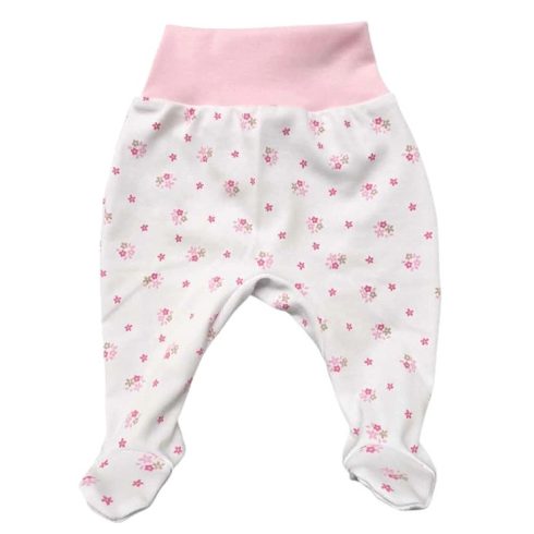 Pamut,mintás pocaknadrág (62) Virágszirmok