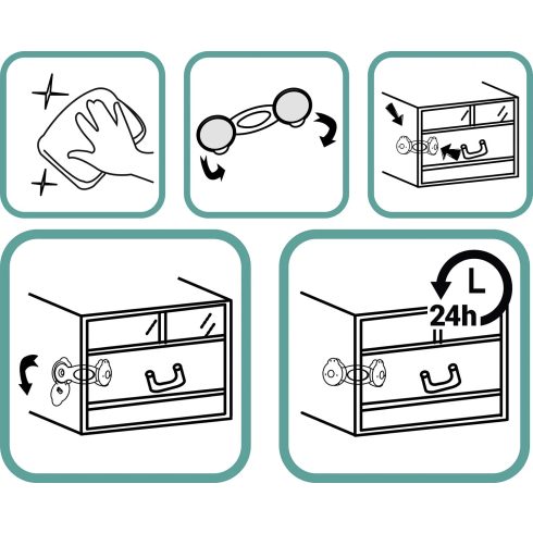Zopa univerzális mini flexi zár - 2db