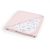 Ceba Baby pamut babapléd 90X100 cm - Candy pink + Bird World