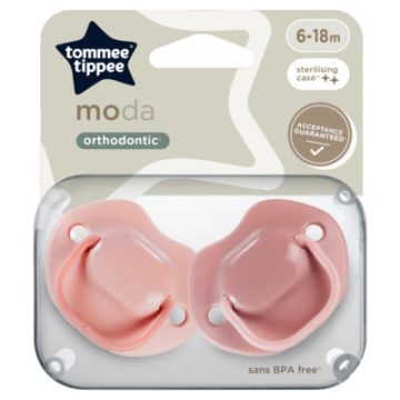 Tommee Tippee Moda játszócumi 2db 6-18hó - Girl