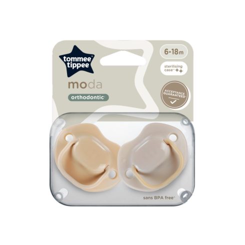Tommee Tippee Moda játszócumi 2db 6-18 hó