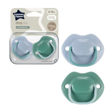 Tommee Tippee Moda játszócumi 2db 6-18hó - Fiú
