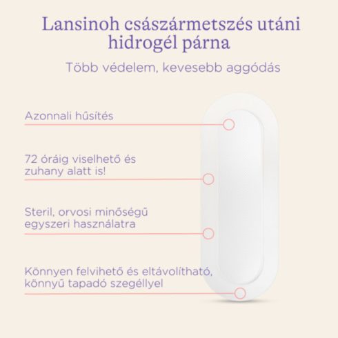 Lansinoh Császármetszés utáni hidrogél párna 2 db