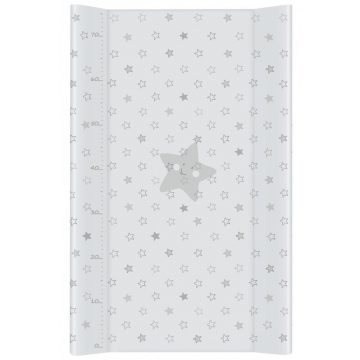   Ceba Baby merev pelenkázó lap 50*80 cm Comfort - Stars grey