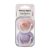 Tommee Tippee Ultimate Fit játszócumi 6-18 hó 2 db - lila/rózsaszín cica