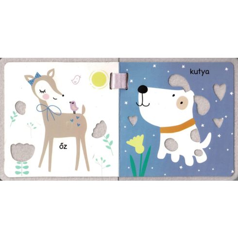 Puhakönyv csörgővel - Állatok 