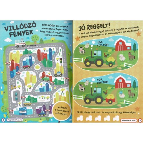 Varázslatos matricák - Mókás járművek 