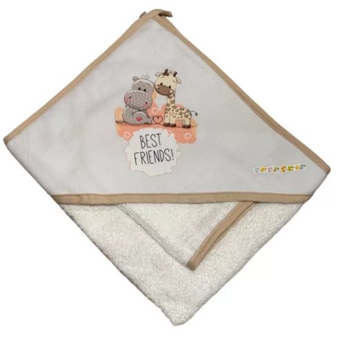 Babastar Frottir fürdőlepedő, fürdetőkesztyűvel 80*80 cm - Best Friend's
