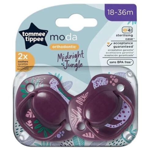 Tommee Tippee Moda játszócumi 2db 18-36hó - lila