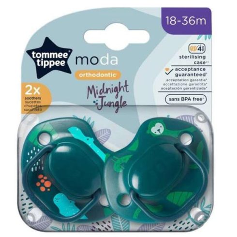 Tommee Tippee Moda játszócumi 2db 18-36hó - zöld