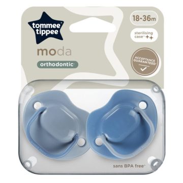 Tommee Tippee Moda játszócumi 2db 18-36hó - kék/kék