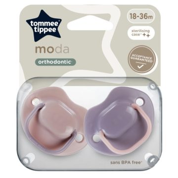   Tommee Tippee Moda játszócumi 2db 18-36hó - rózsaszín/lila