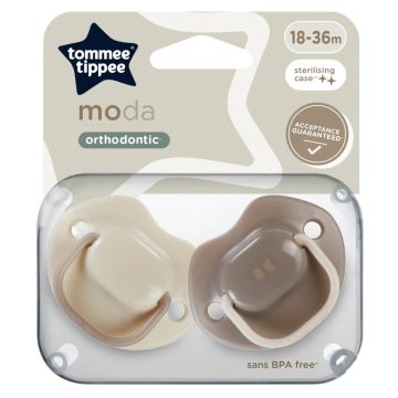 Tommee Tippee Moda játszócumi 2db 18-36hó - bézs/barna 