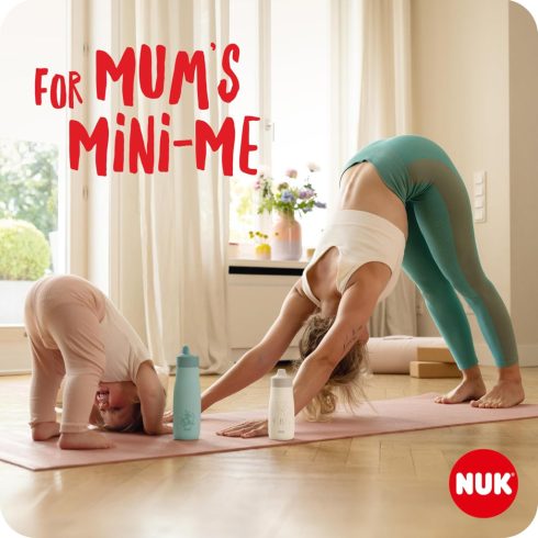 NUK Mini-Me Flip 450ml Sport kulacs 12hó+ Rózsaszín 