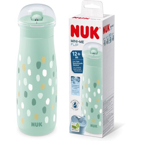 NUK Mini-Me Flip 450ml Sport kulacs 12hó+ Zöld