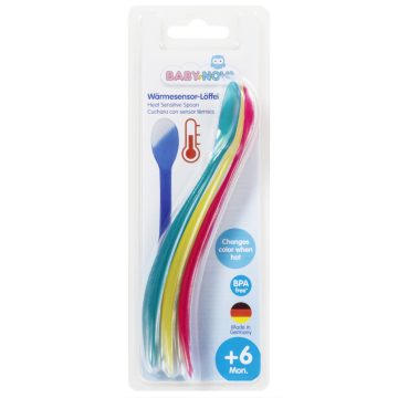 Baby-Nova hőérzékeny hosszúnyelű kanál 3 db 