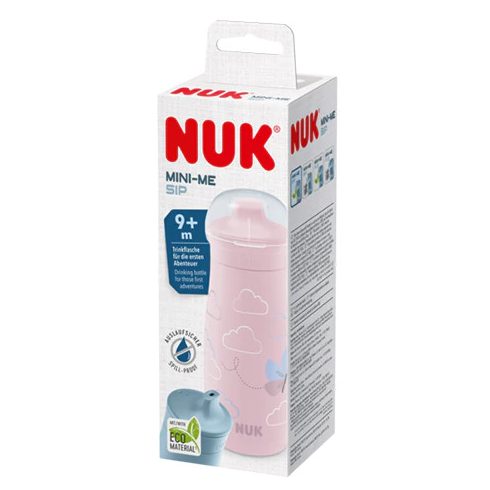 NUK Mini-Me Sip 300ml itatópohár 9hó+ Rózsaszín 